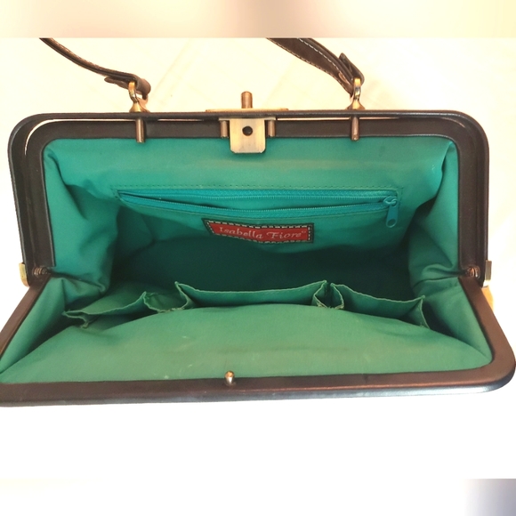 Isabella Fiore Beaded carpet and leather Satchel - Picture 9 of 10